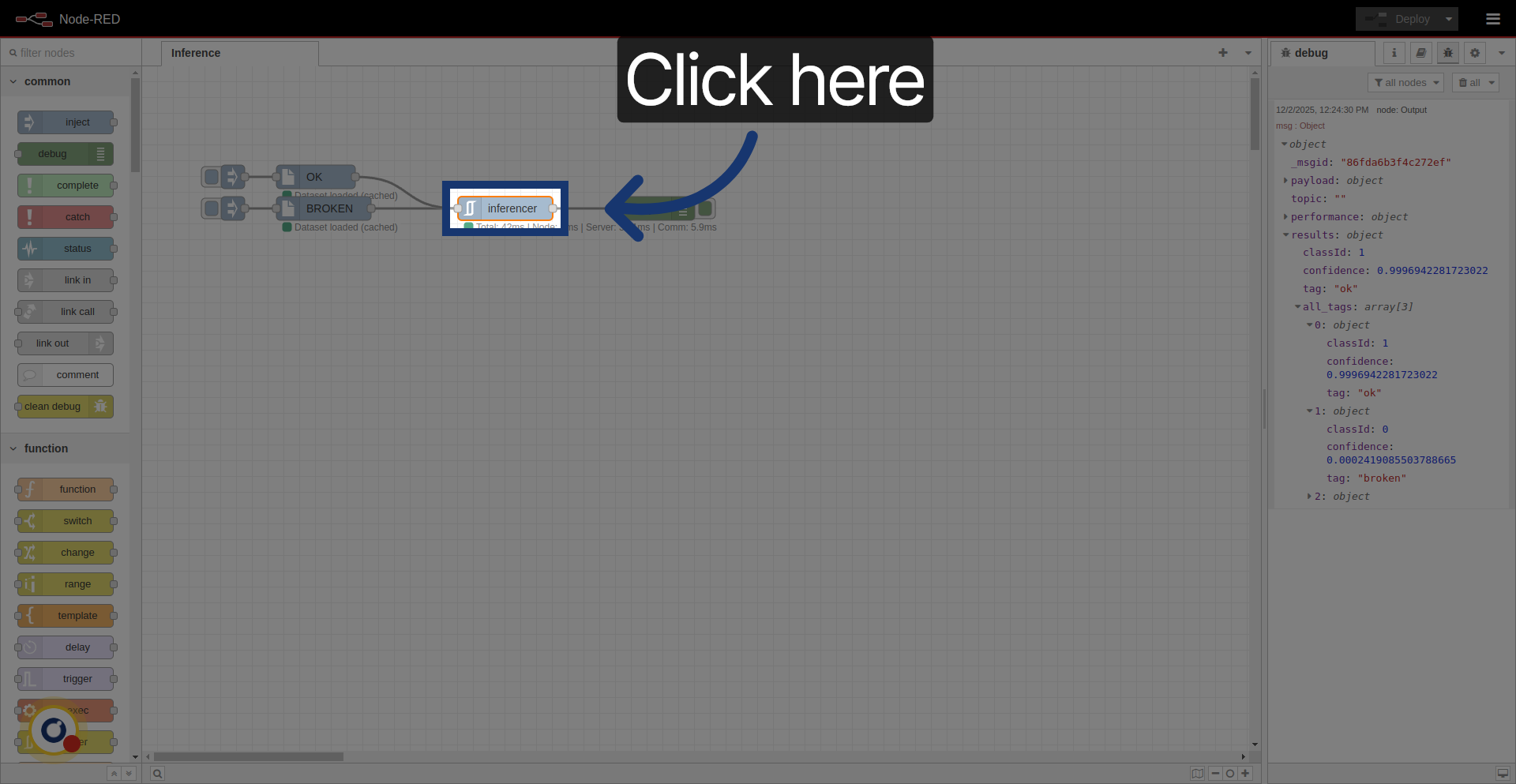 Enable Debug Image Display