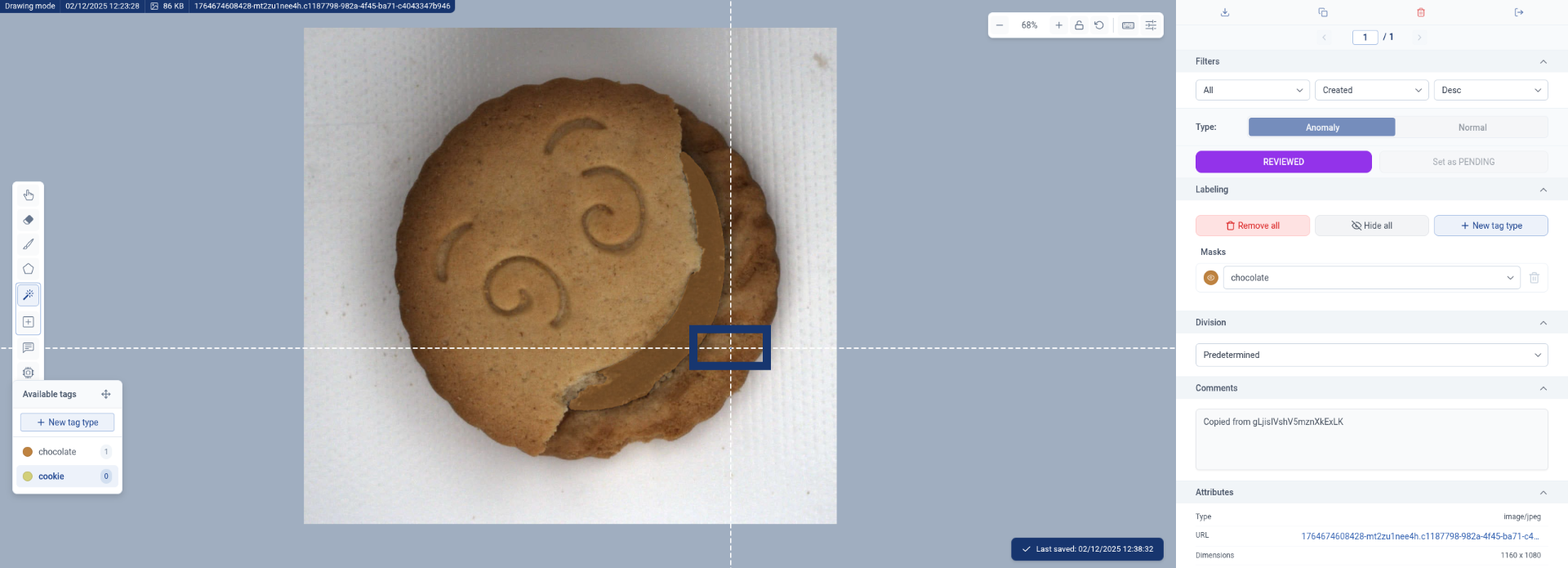 Continue Label Application