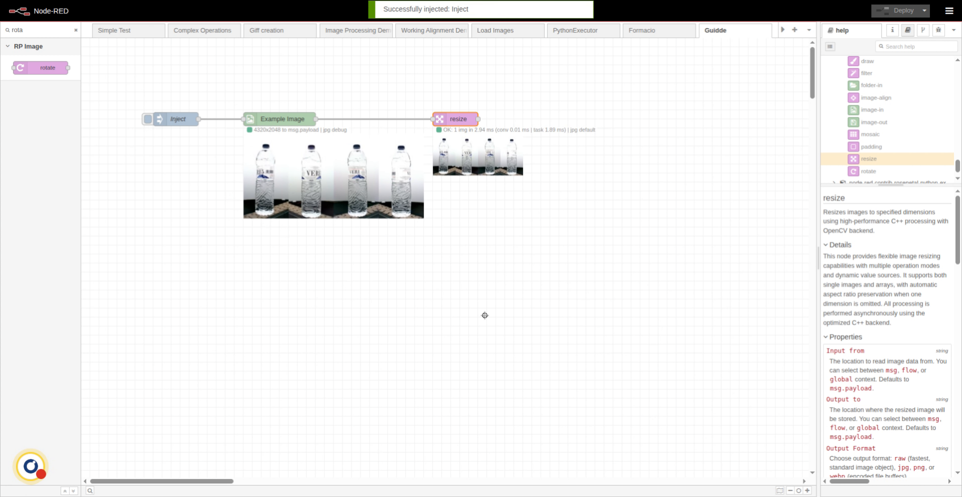 Confirm Image Resize