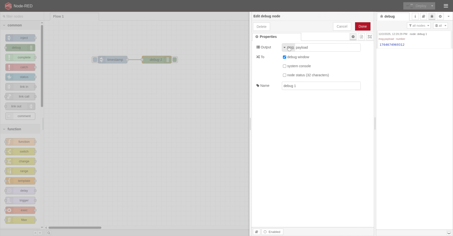 Display Complete Message Object