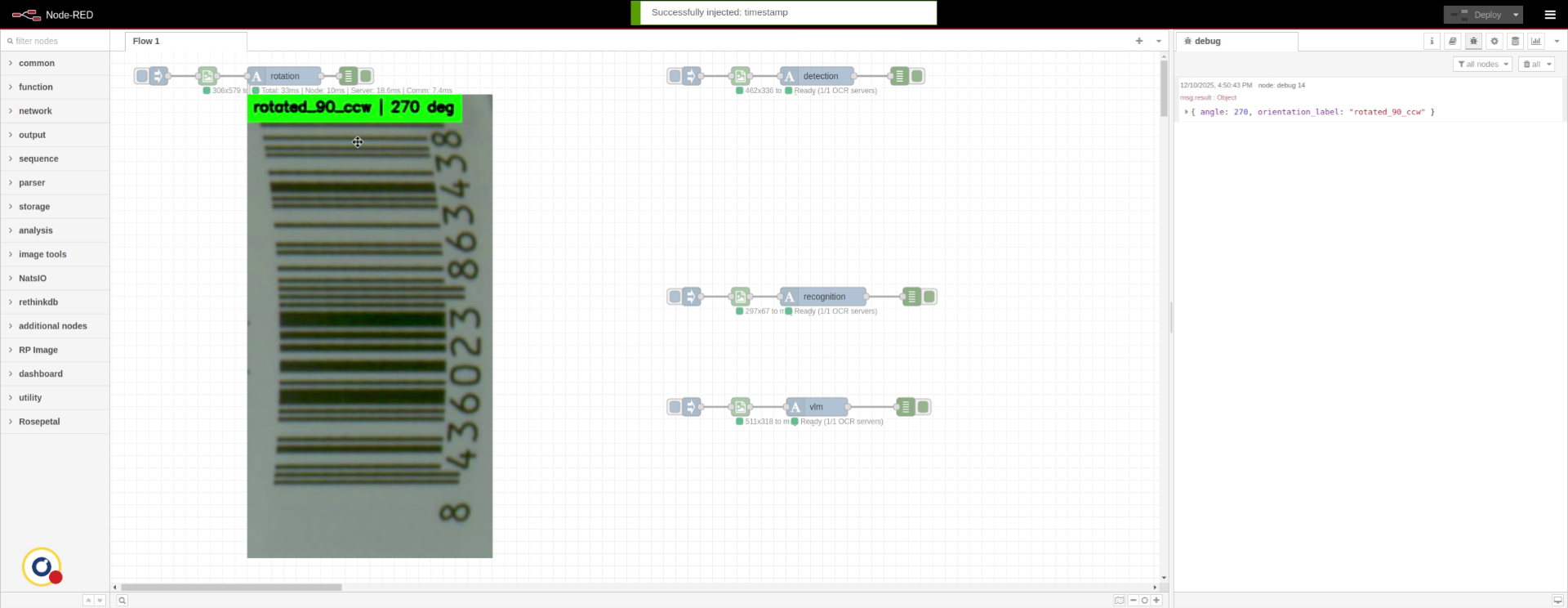 Identify Image Rotation Detection