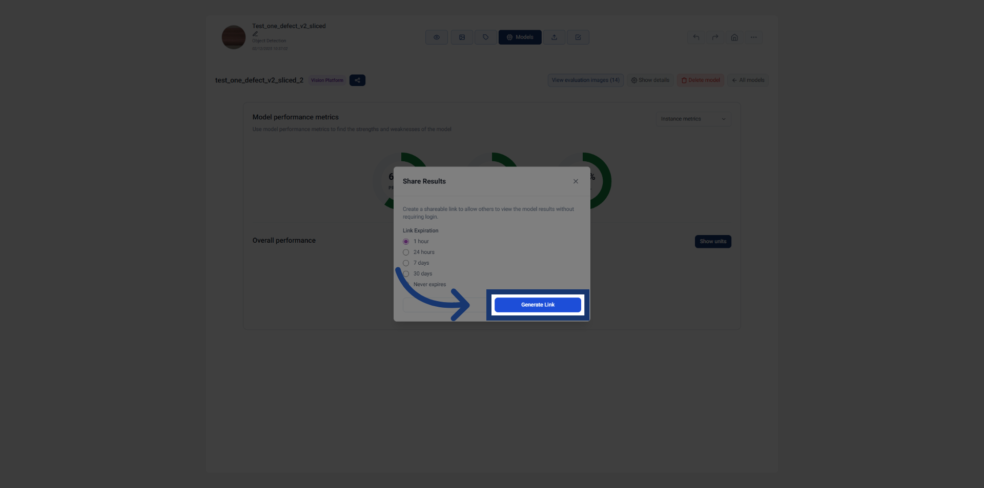 Generate Shareable Link