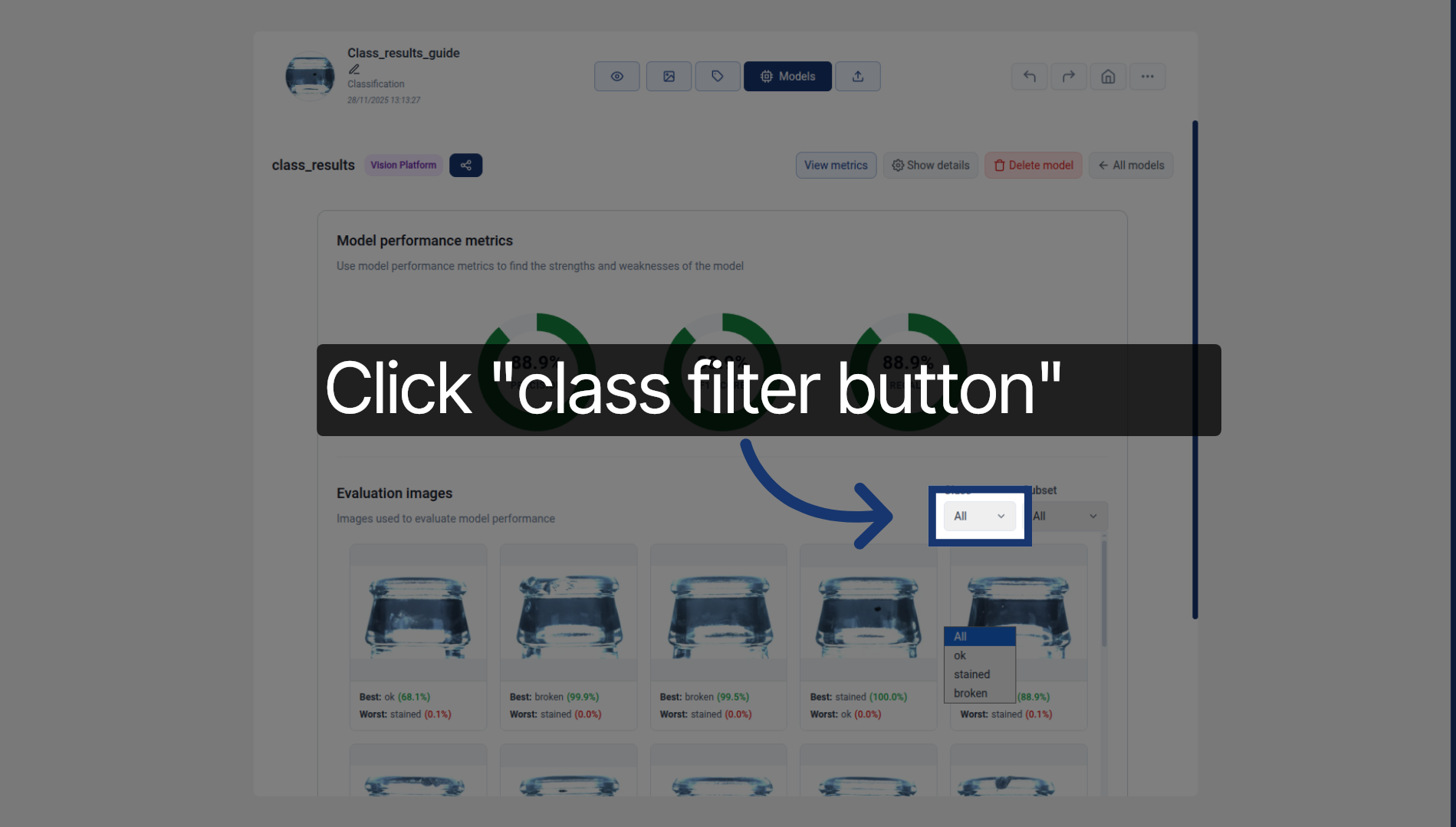 Select Specific Dataset