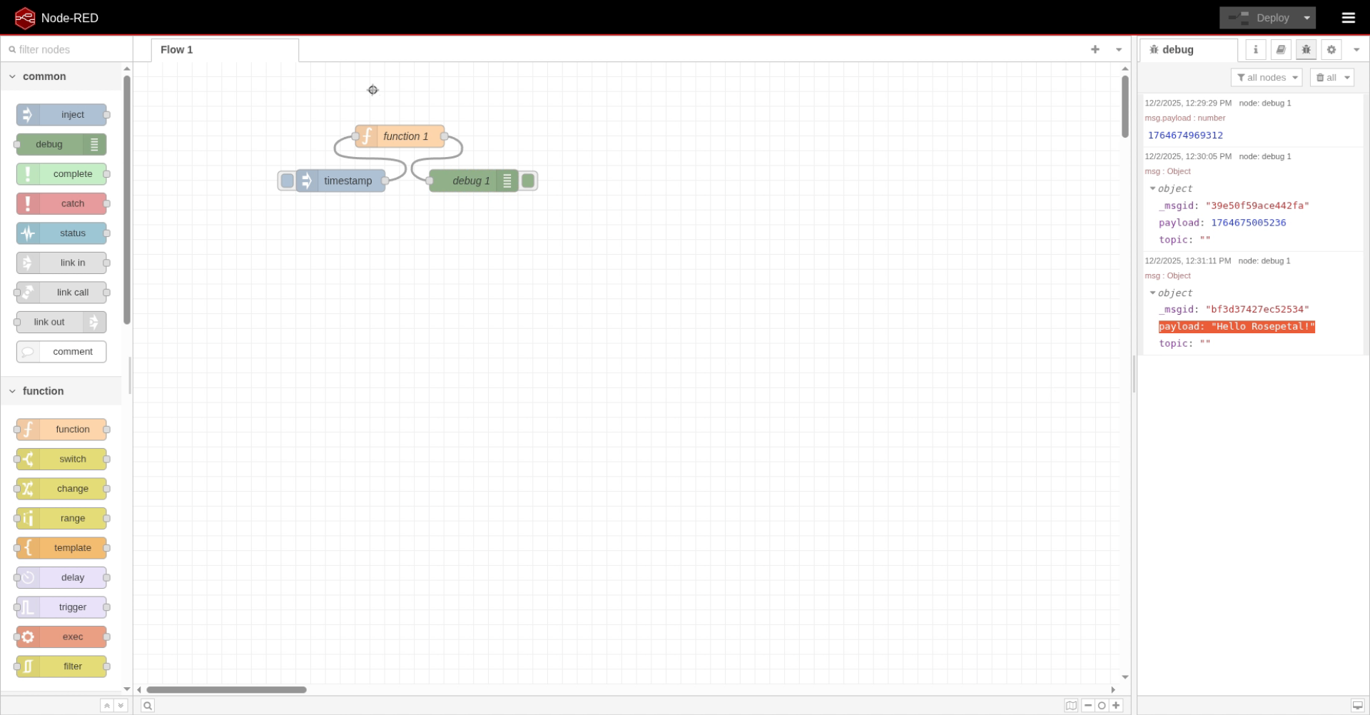 Acknowledge Completion